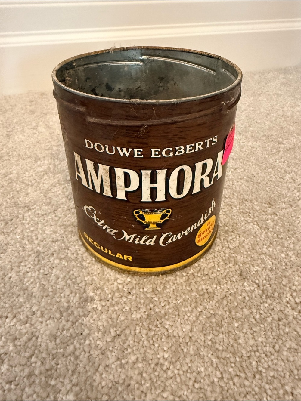 Vintage douwe Egbert can no lid